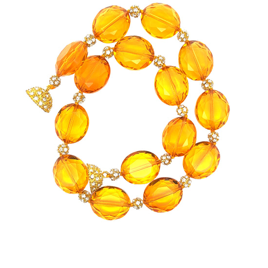 Load image into Gallery viewer, Golden Short Crystal Necklace - Born To Glam
