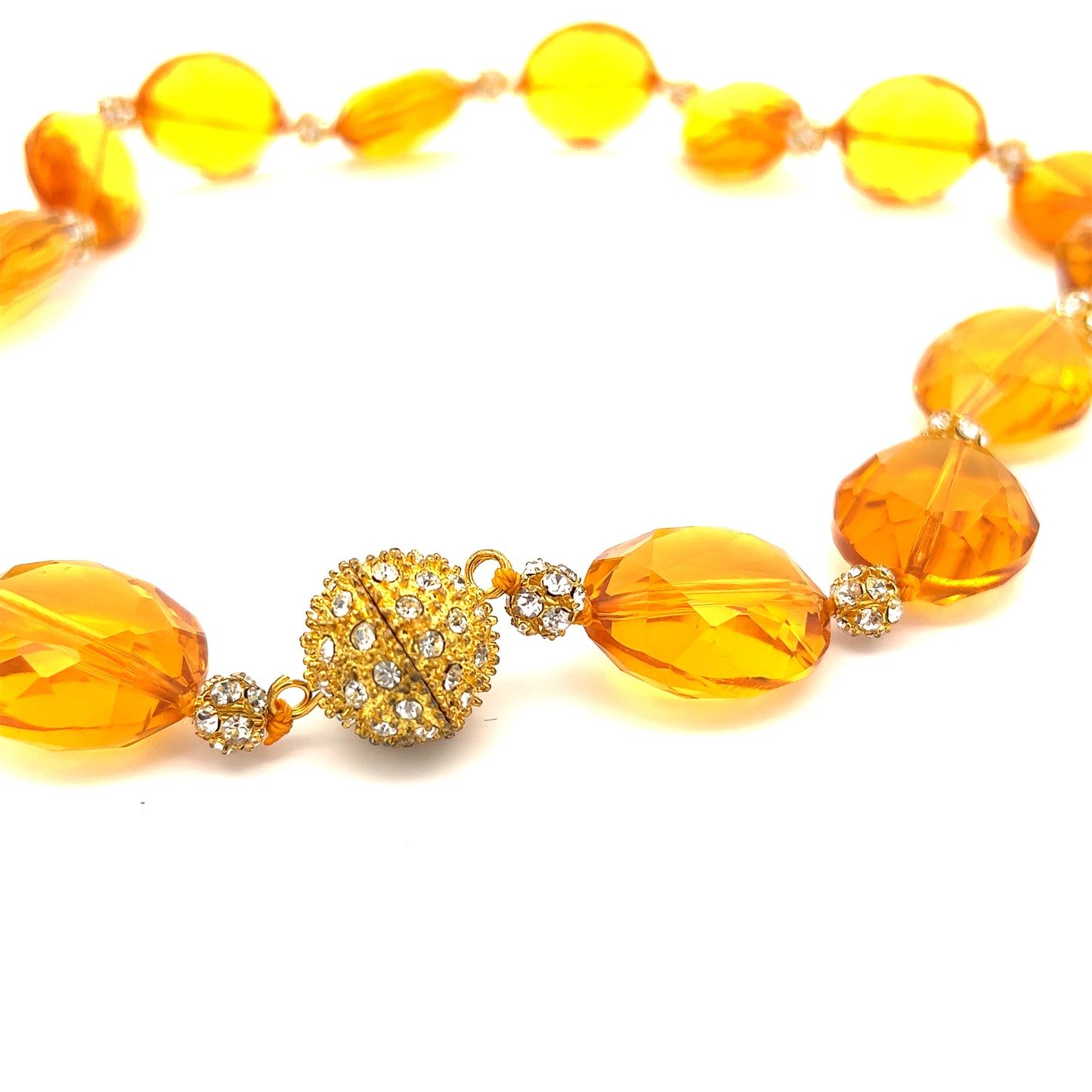 Load image into Gallery viewer, Golden Short Crystal Necklace - Born To Glam
