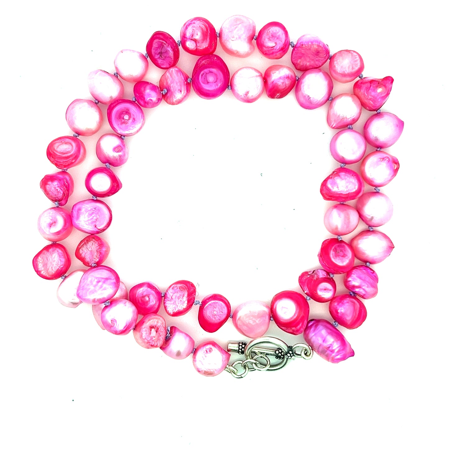 Load image into Gallery viewer, Pink Short Pearl Necklace - Born To Glam
