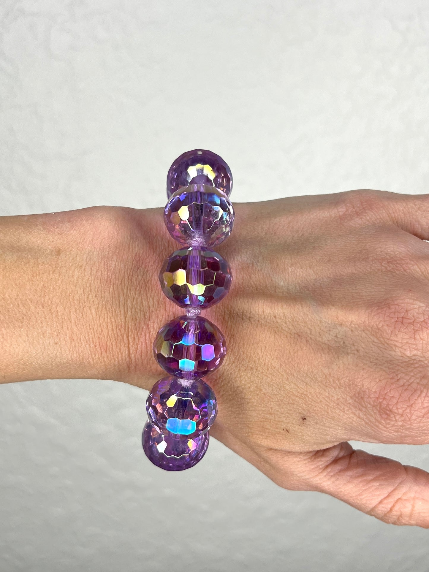 Iridescent Purple Bracelet
