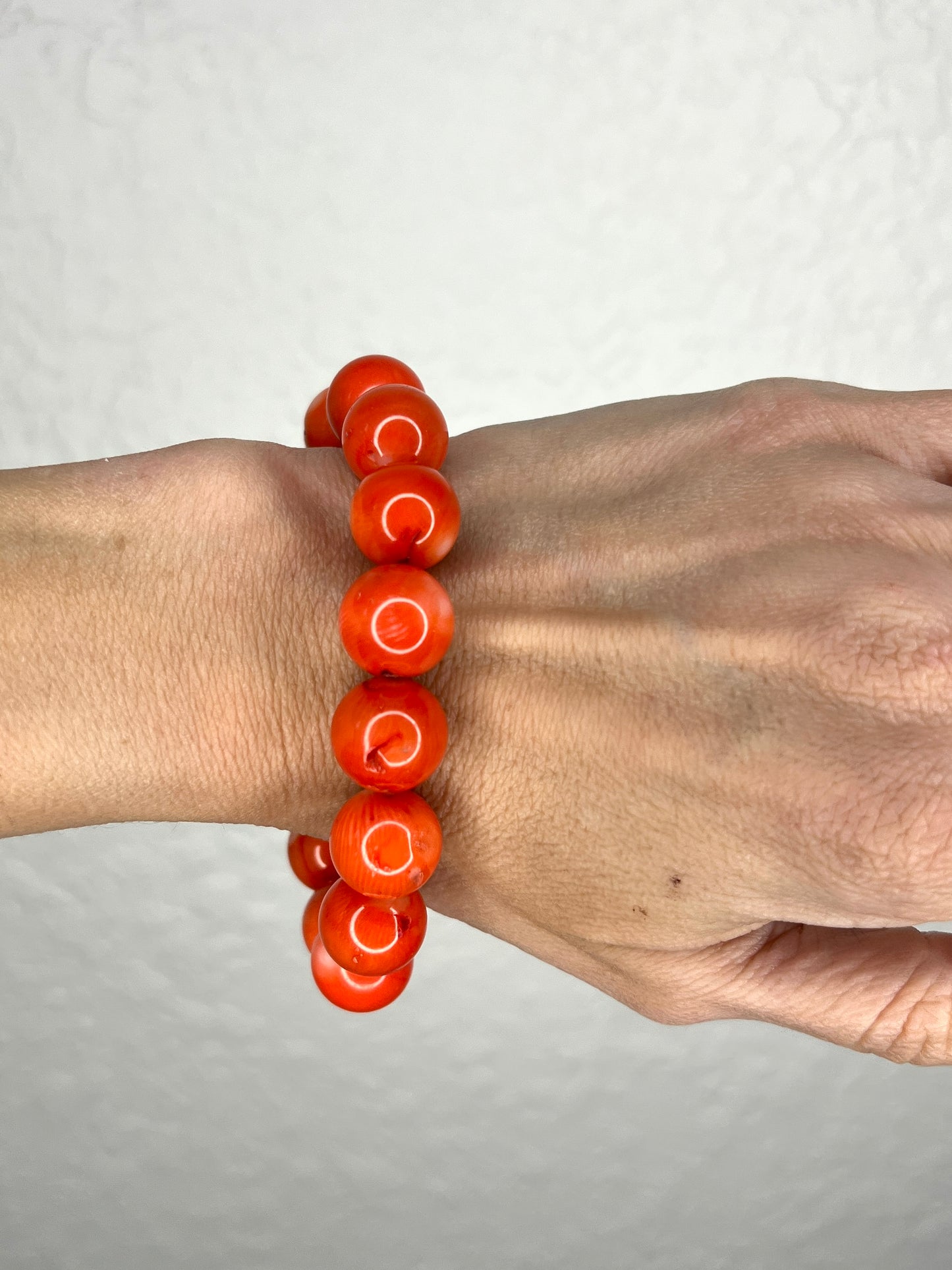Load image into Gallery viewer, Coral Sphere Bracelet
