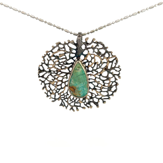 Load image into Gallery viewer, Sterling Silver Web Pendant - Born To Glam

