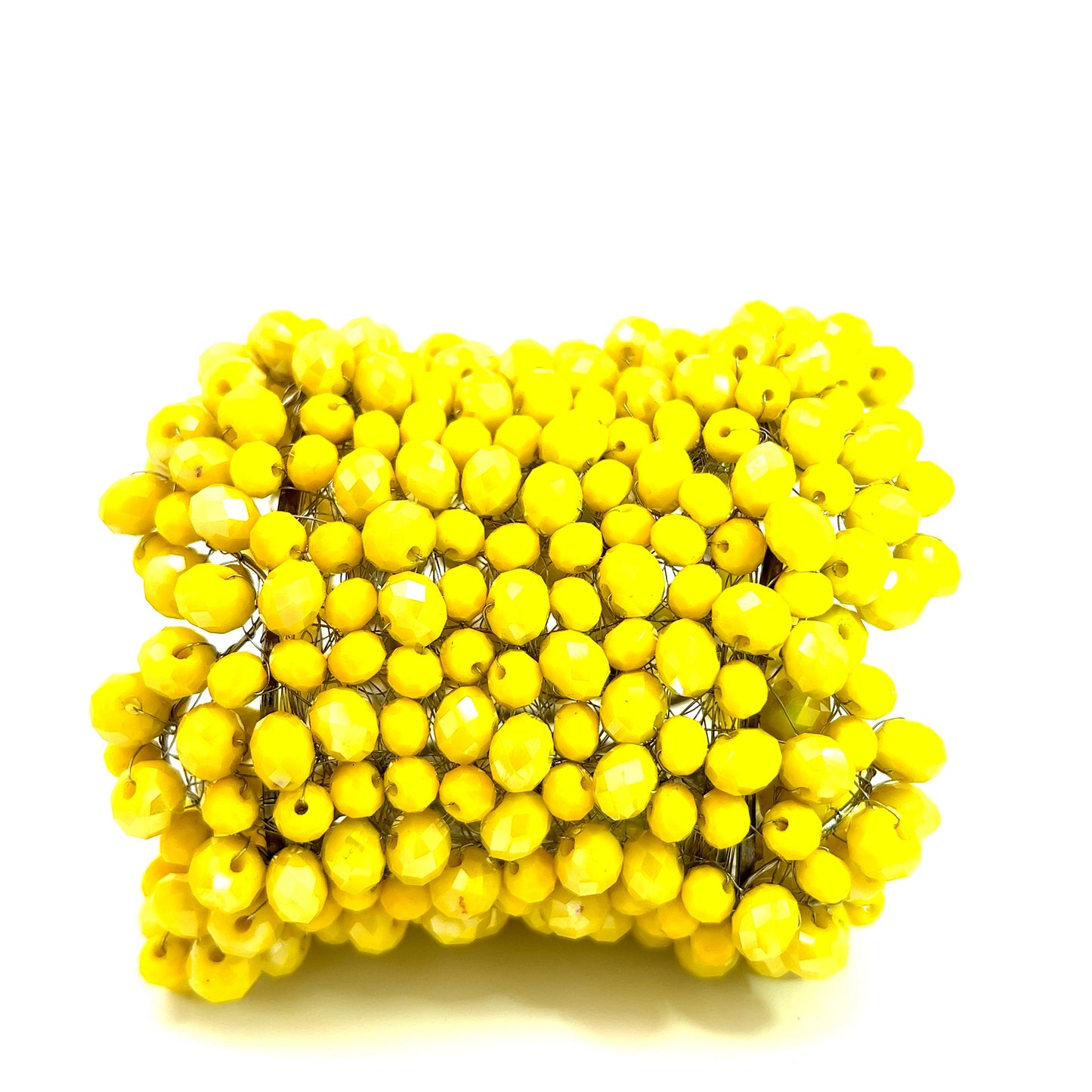 Load image into Gallery viewer, Yellow Luxe Crystal Cascade Extra Large Statement Bracelet - Born To Glam
