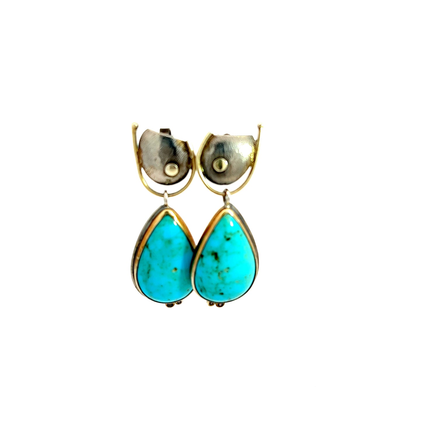 Load image into Gallery viewer, Turqouise Aqua Vision Sterling Silver Earring - Born To Glam
