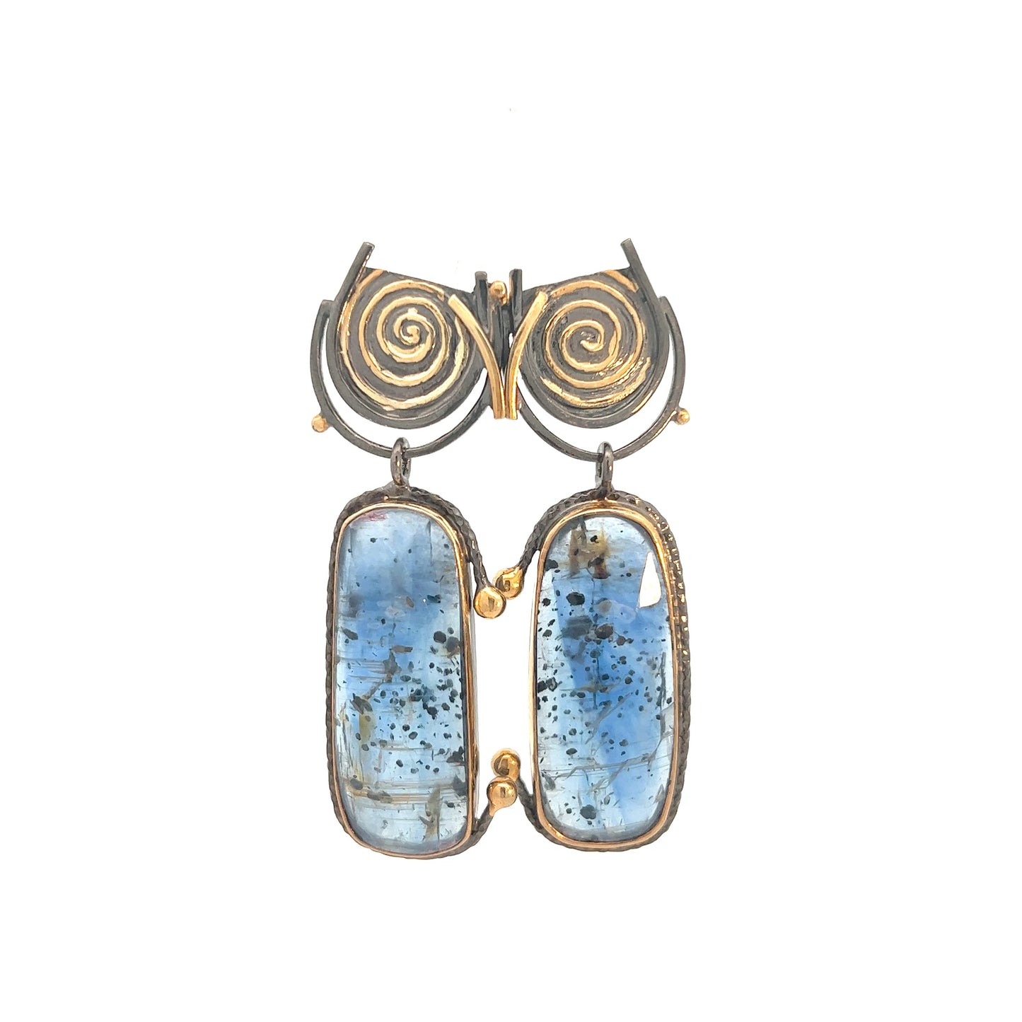 Blue Lapis Gemstone Dangle Earring - Born To Glam