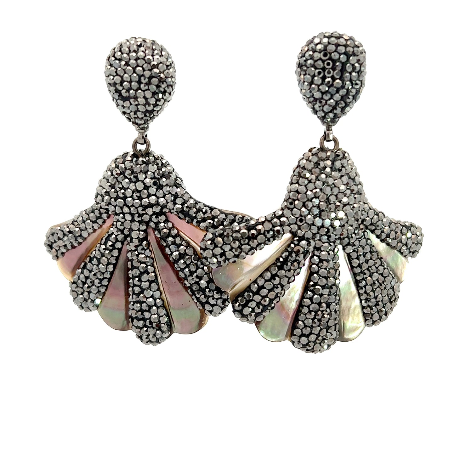 Seashell Mother Of Pearl Earrings - Born To Glam