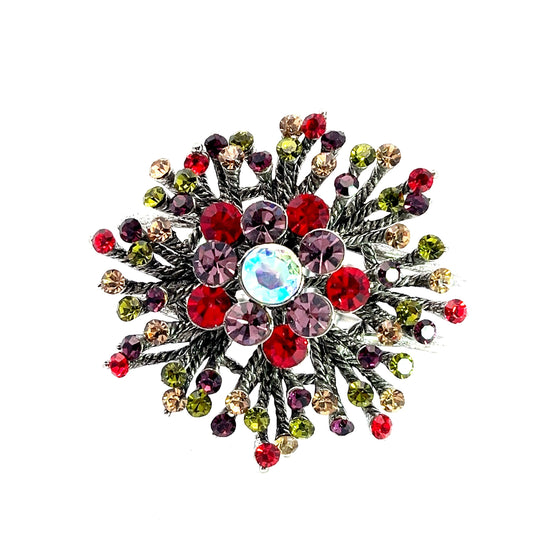 Load image into Gallery viewer, Multicolor Starburst Crystal Bracelet - Born To Glam
