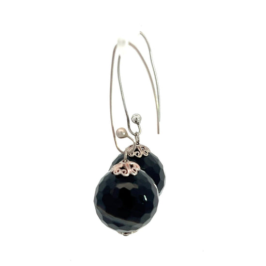 Load image into Gallery viewer, Onyx Dangle Earring - Born To Glam
